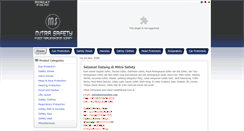 Desktop Screenshot of mitrasafety.com